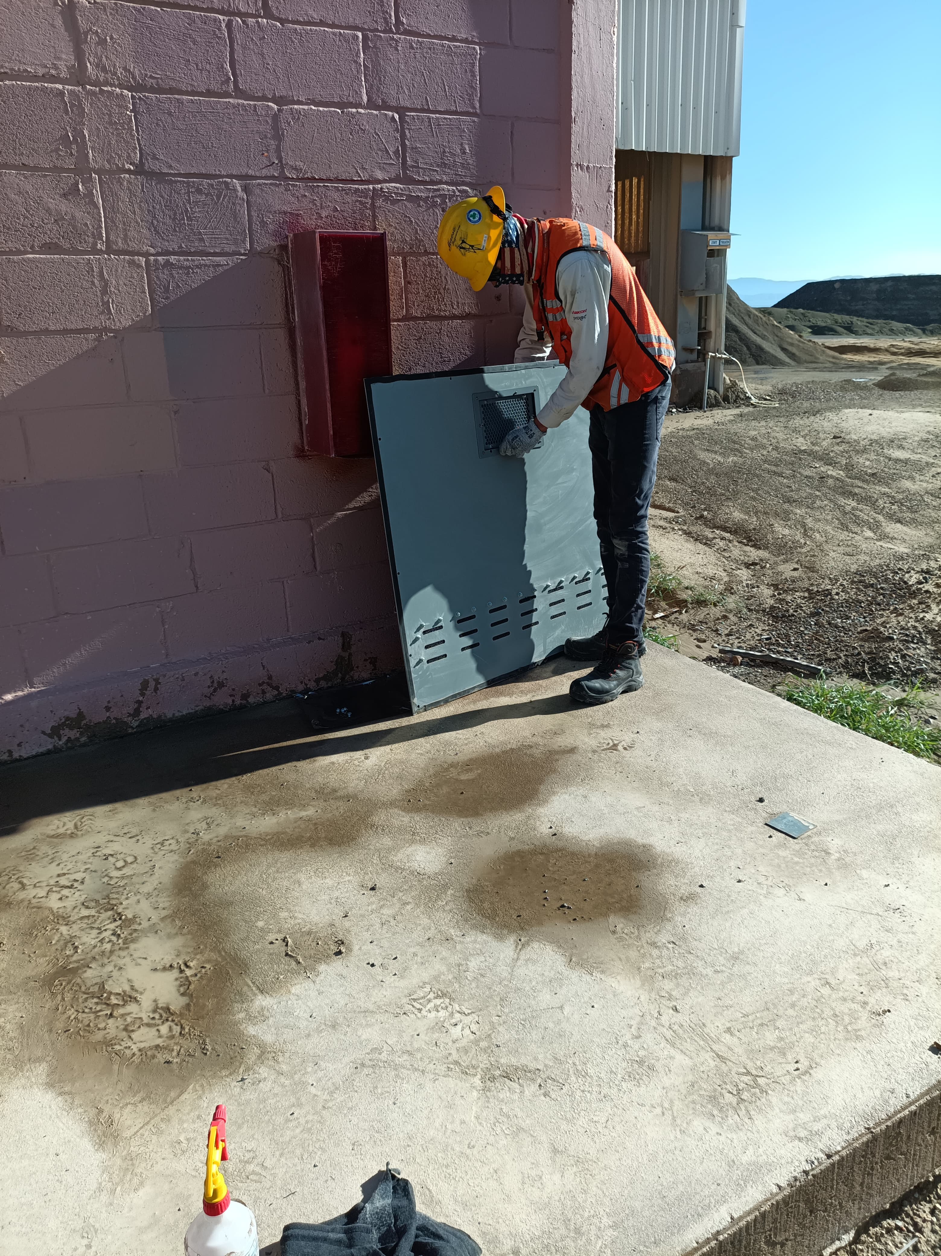 Instalacion en equipos de alta tension