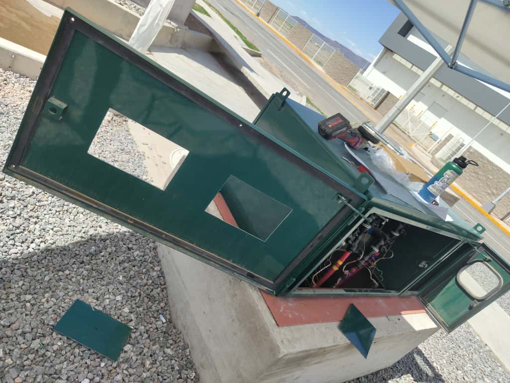 Instalacion en equipos de alta tension